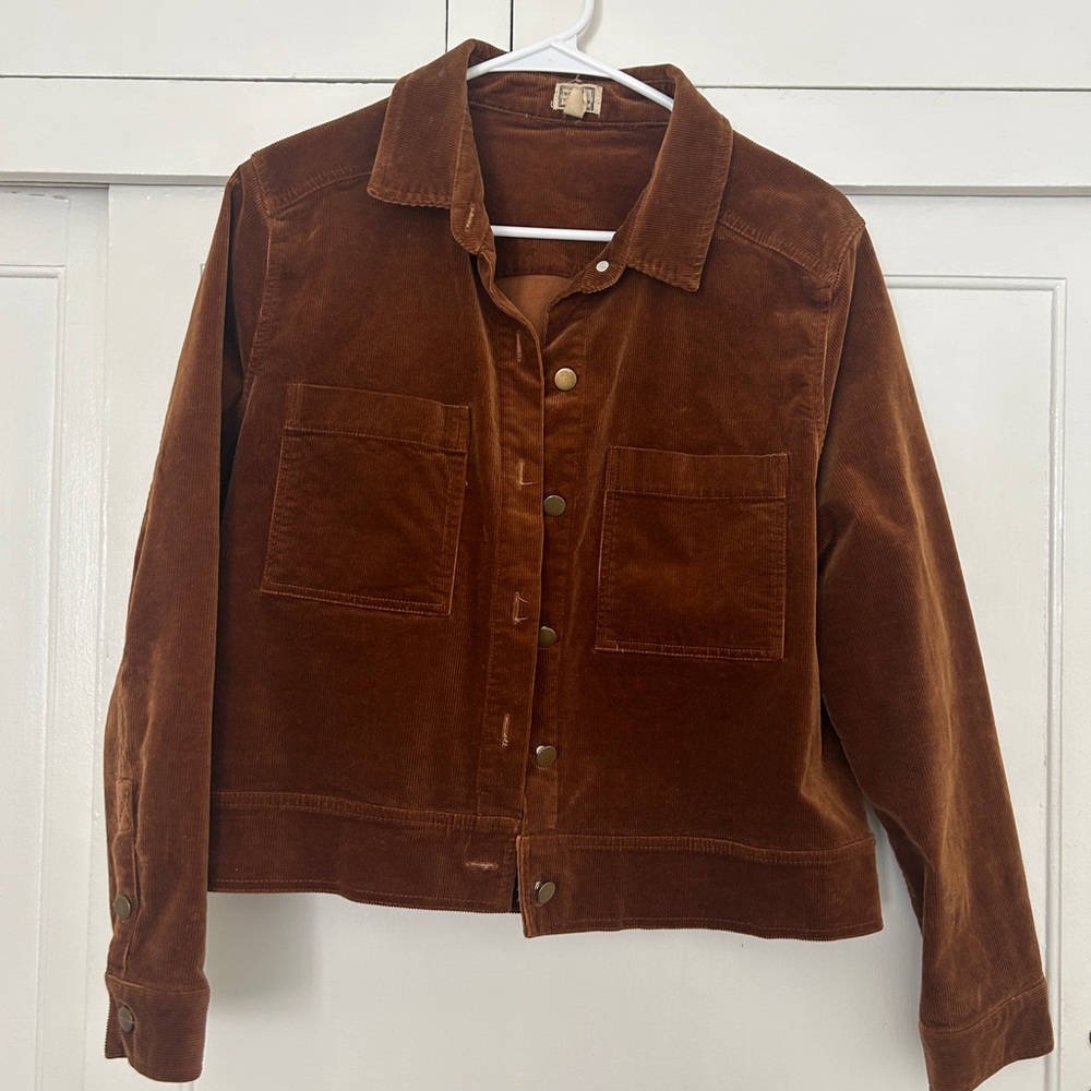 Vintage brown corduroy jacket, size S